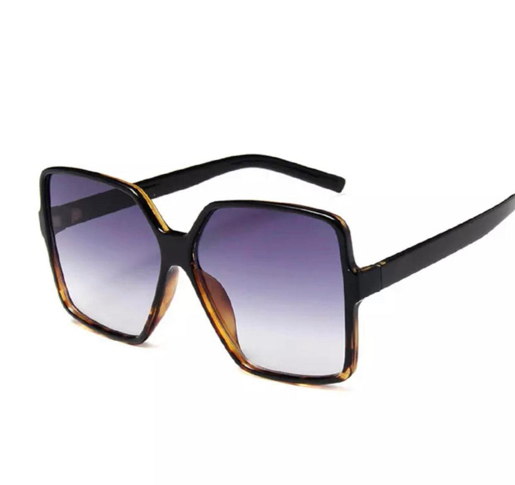 Pret oversized Sunglasses -Black leopard