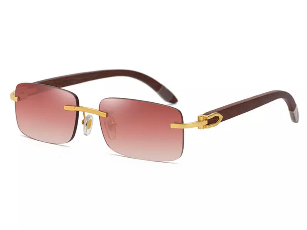 CT Red sunglasses with luxury Temple