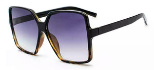 Pret oversized Sunglasses -Black leopard